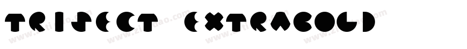 Trisect ExtraBold字体转换